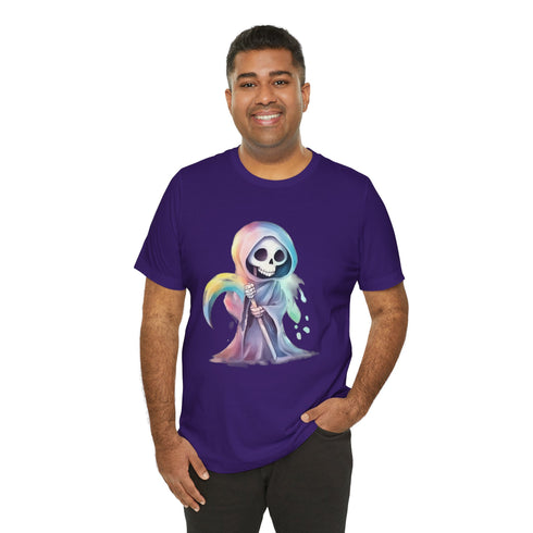 Cute Colorful Reaper - Short Sleeve Tee